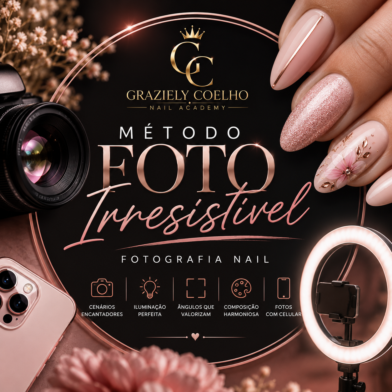 Método Foto Irresistível — Fotografia de Unhas