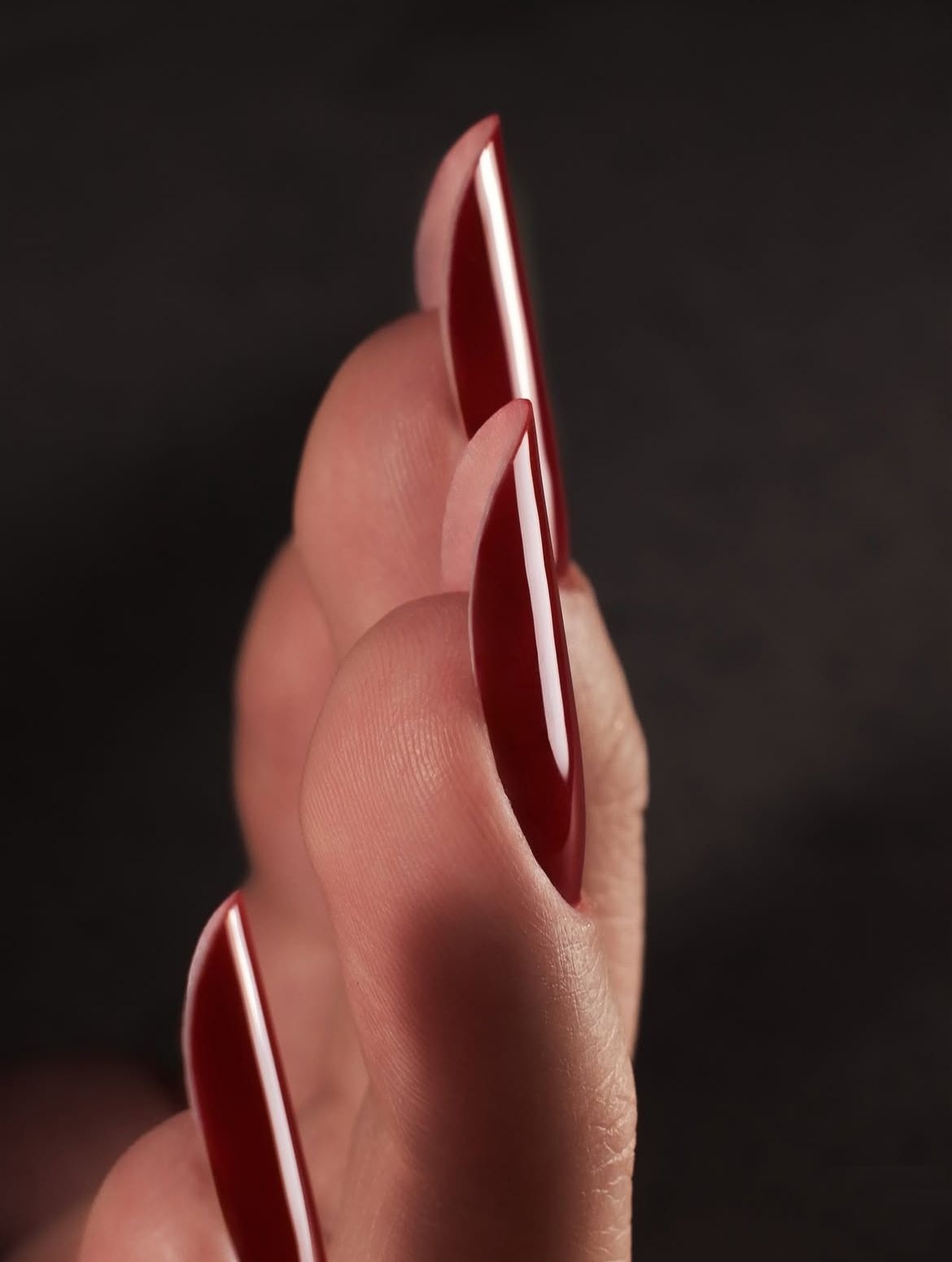 Unhas vermelhas perfil