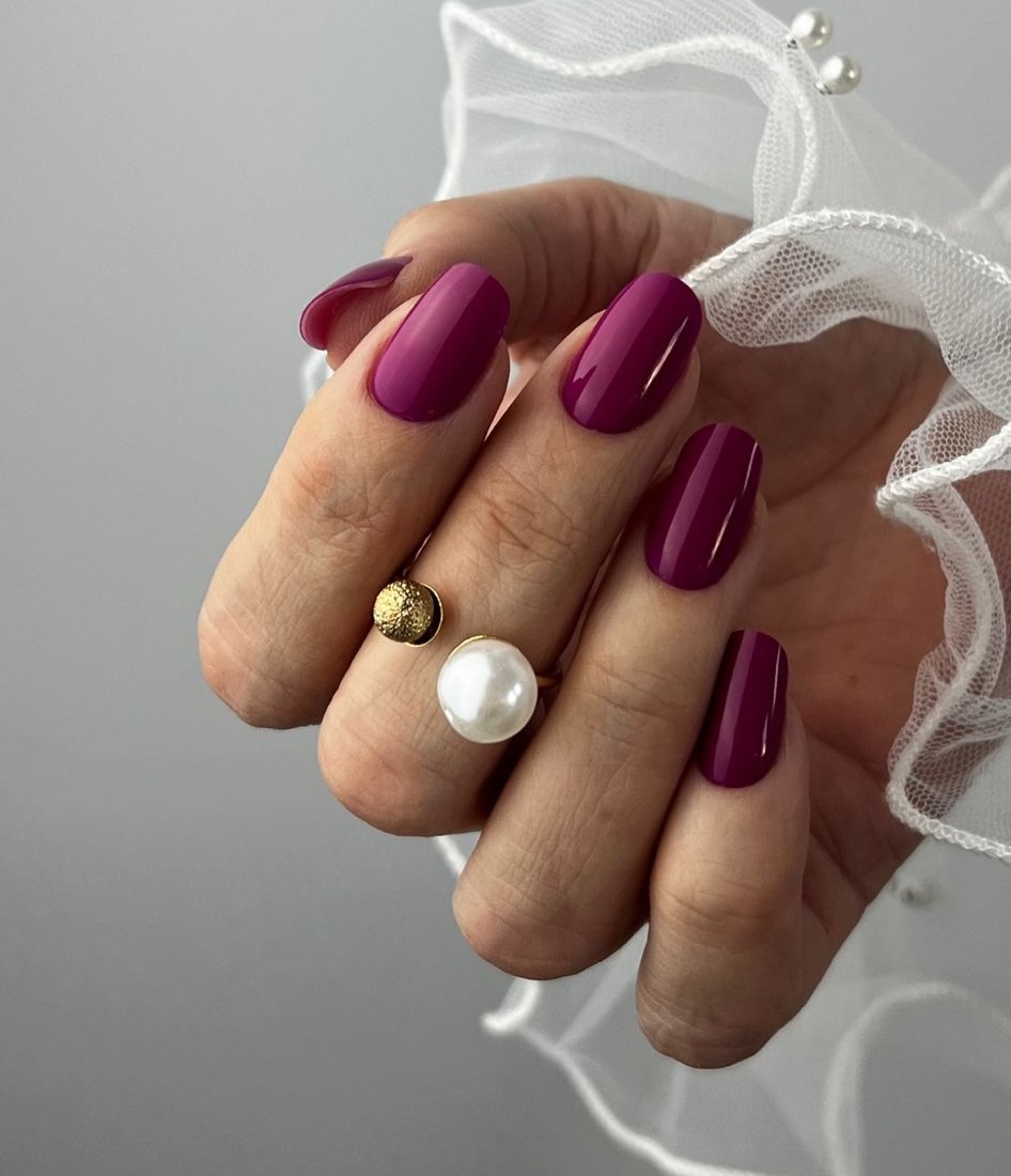 Unhas magenta