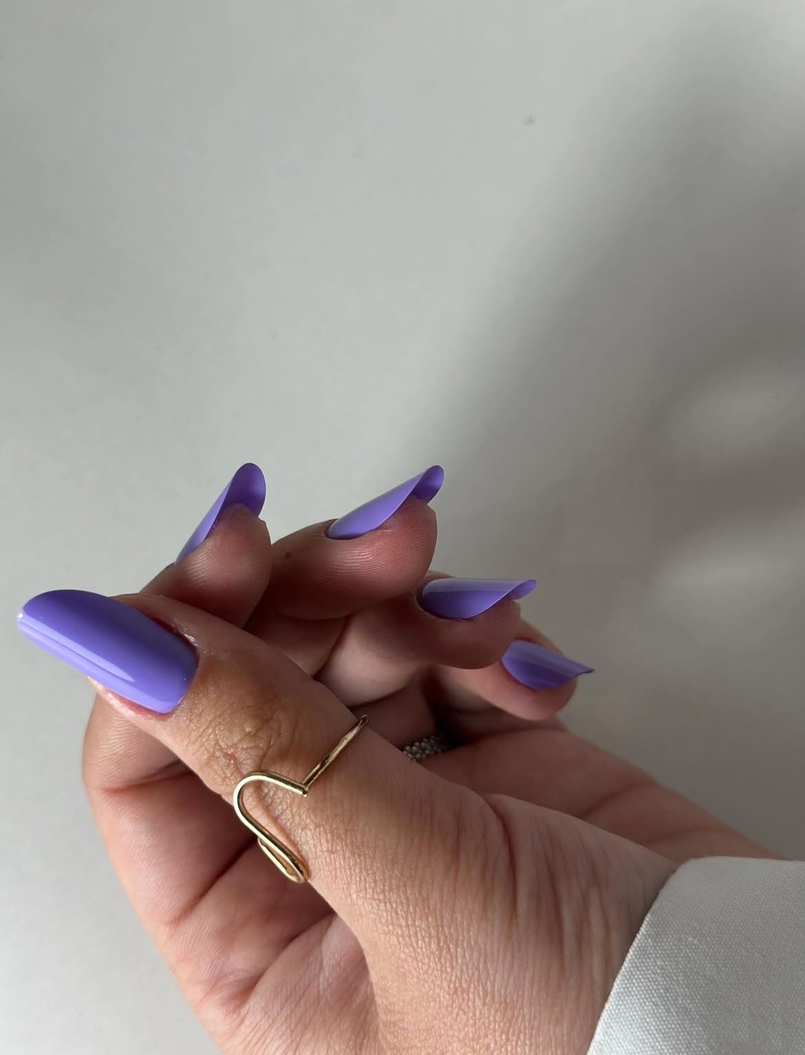 Unhas lilás matte
