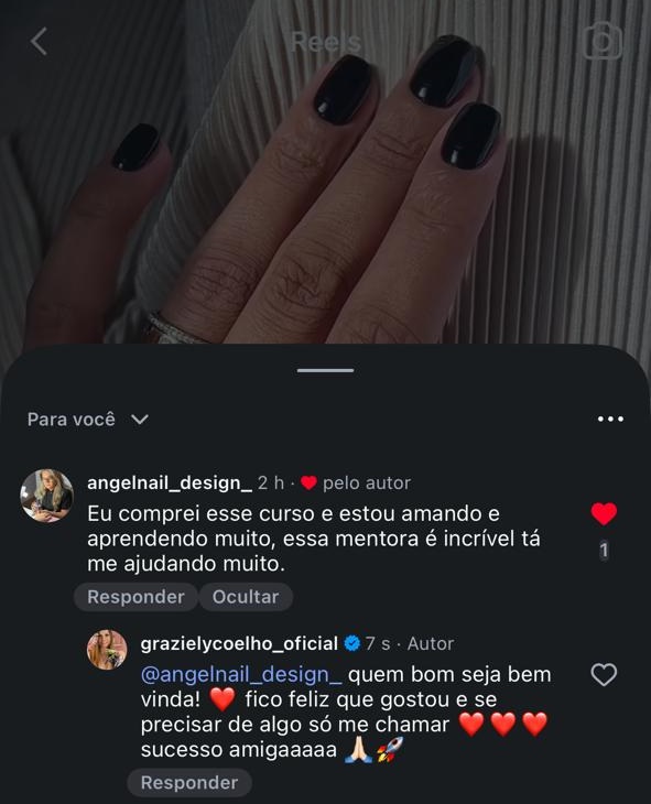 Depoimento de aluna