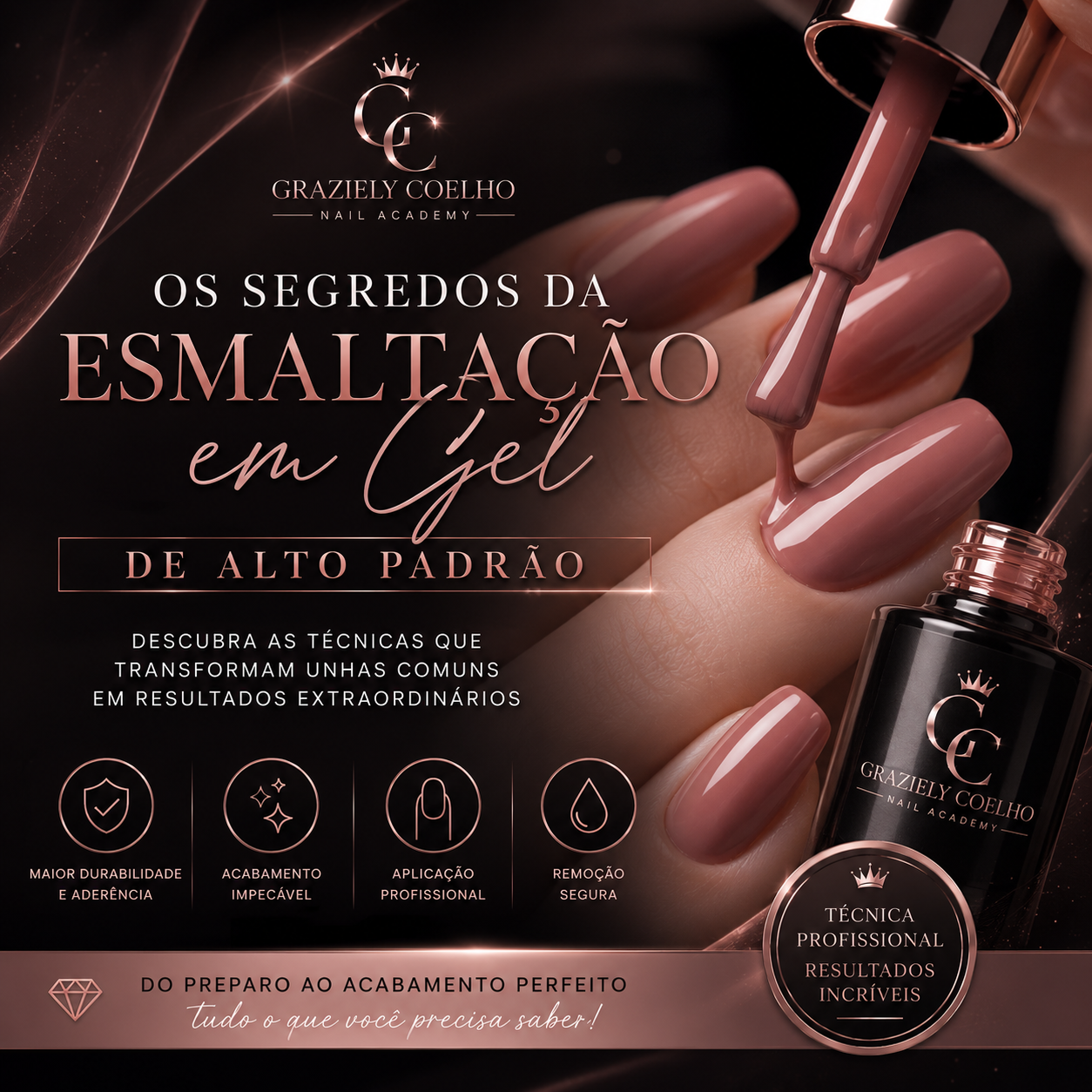Os Segredos da Esmaltação em Gel de Alto Padrão