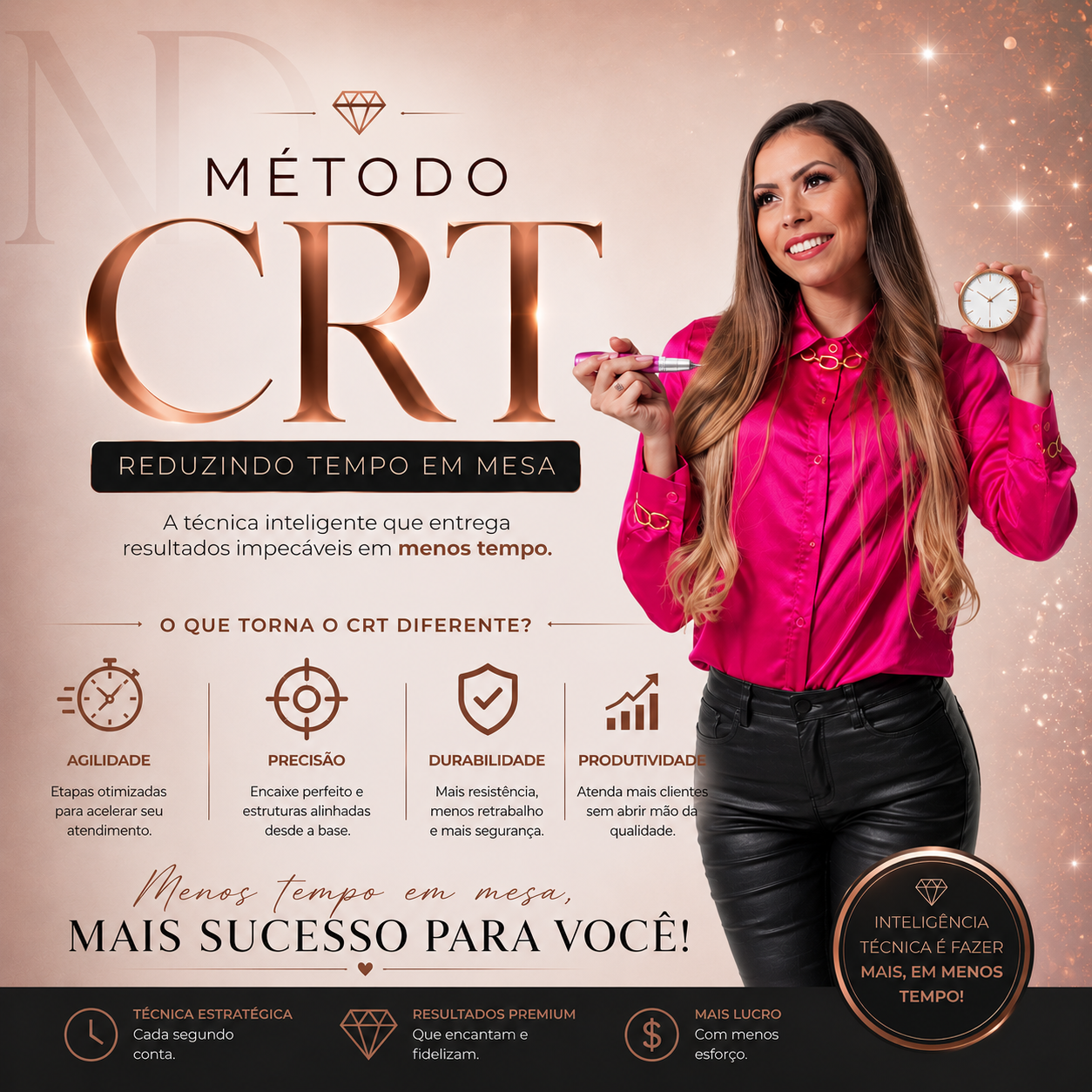 Método CRT — Redução de Tempo em Mesa